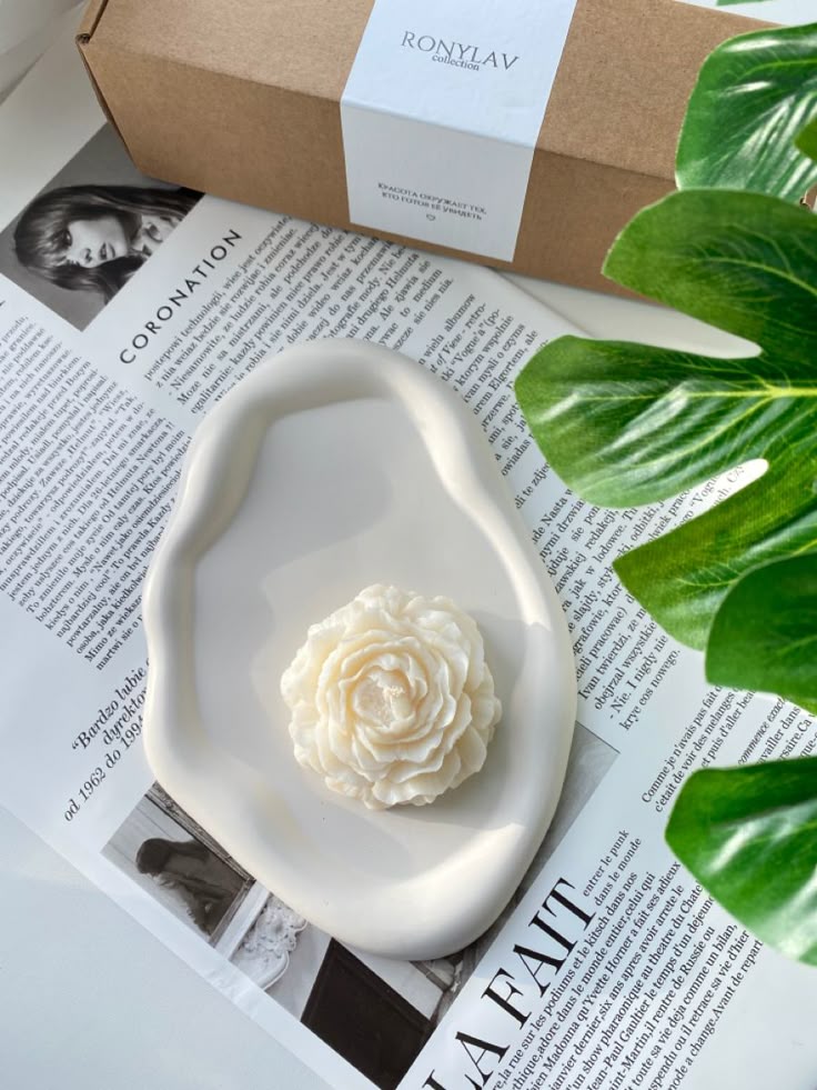 Oval cloudy tray