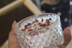 Glass Jar Rose Petal Candle