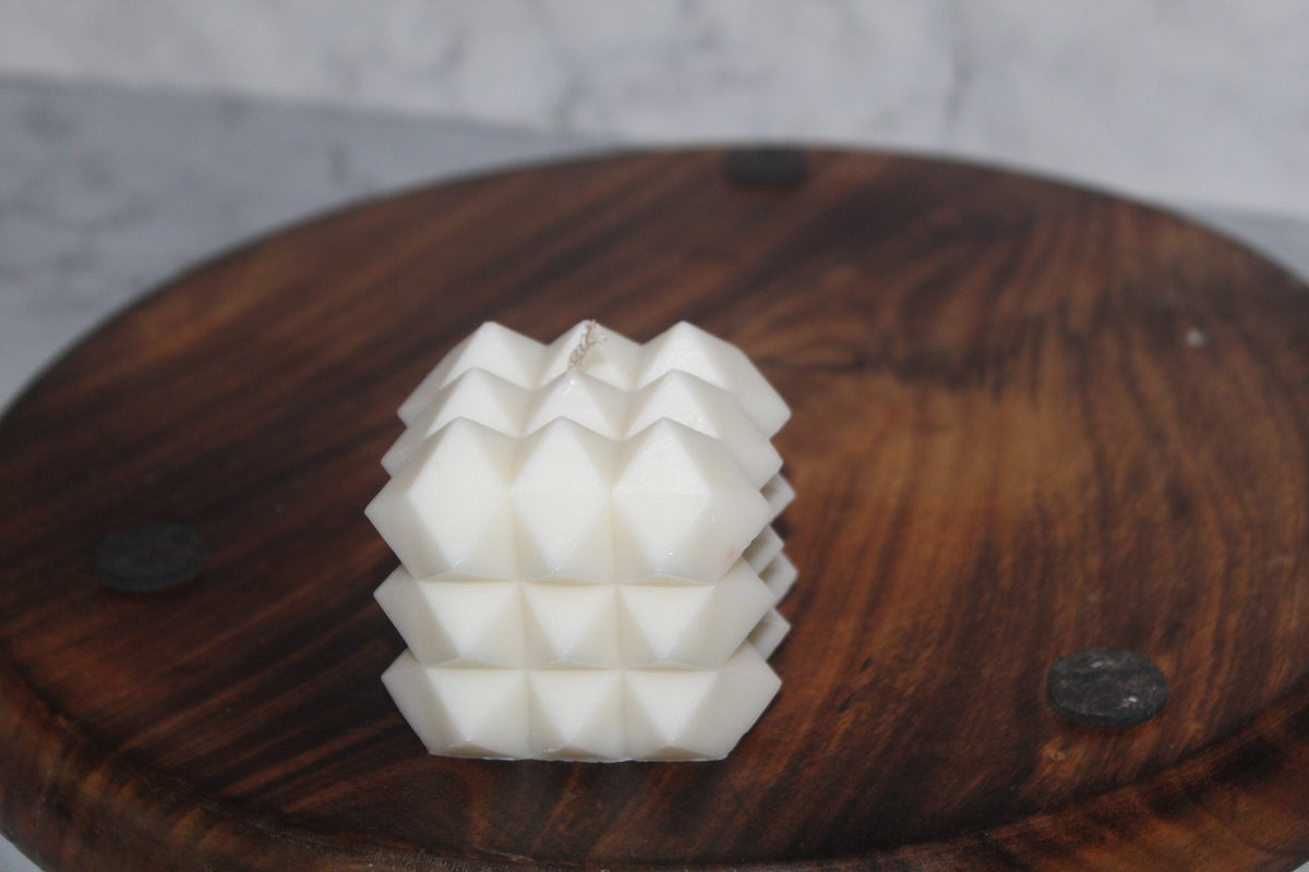 Bubble Cube Candle - White – view 2