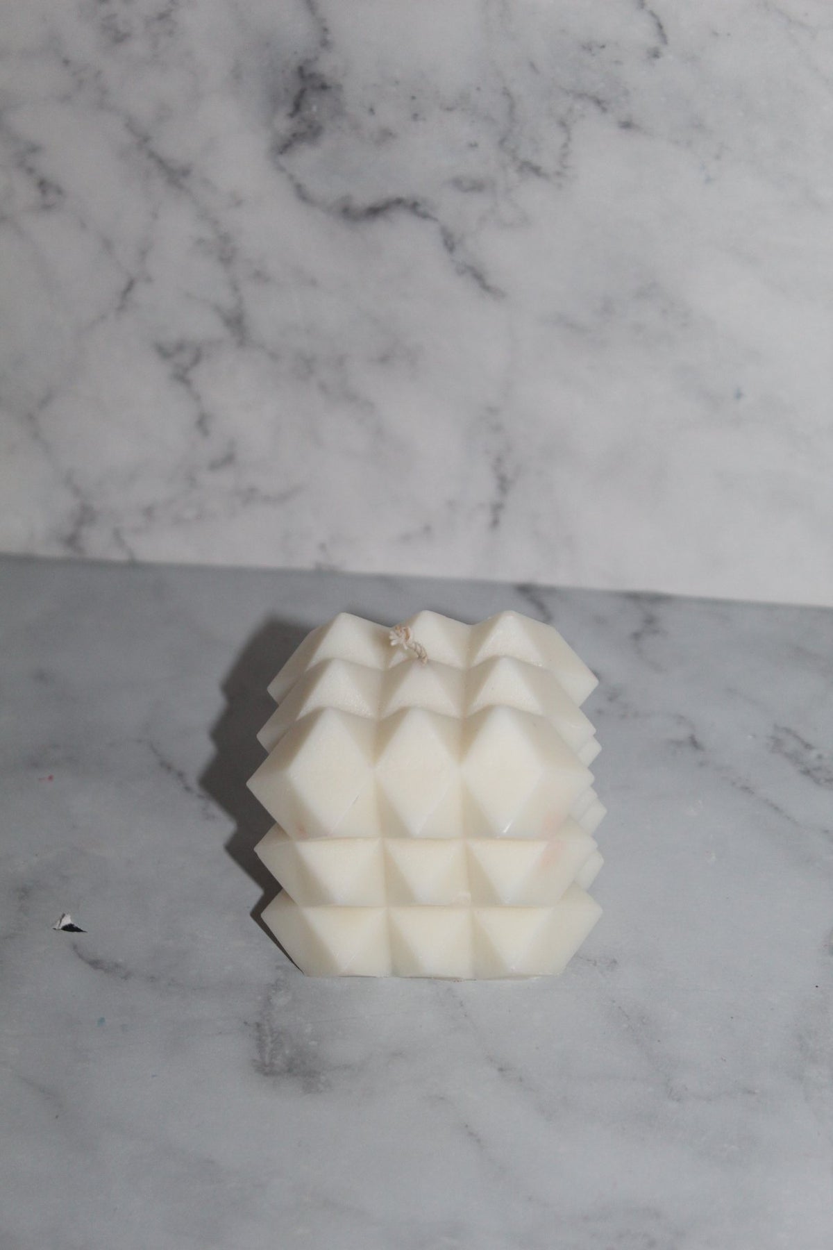 Bubble Cube Candle - White – view 3