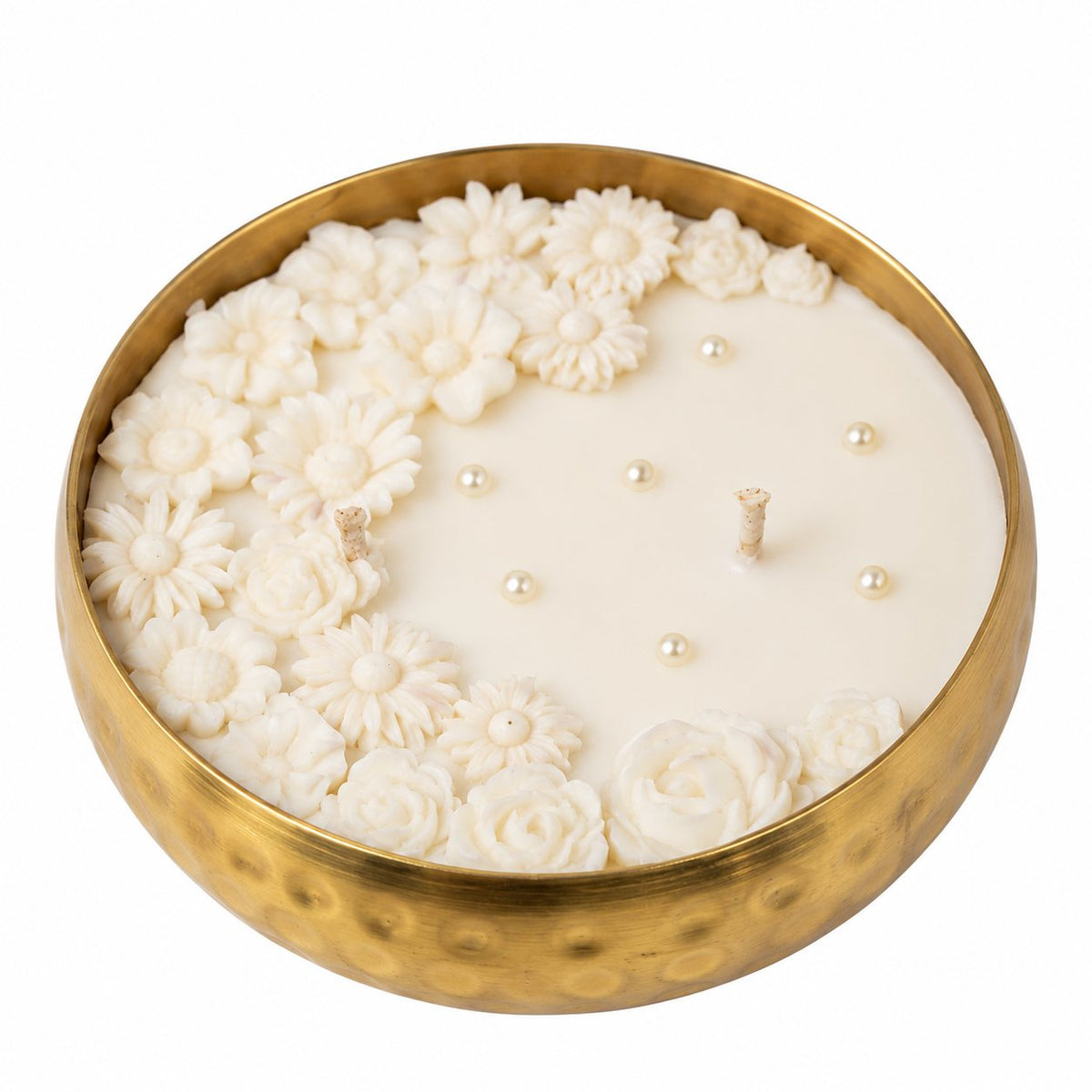 Circle Pearl Urli Candle – view 2