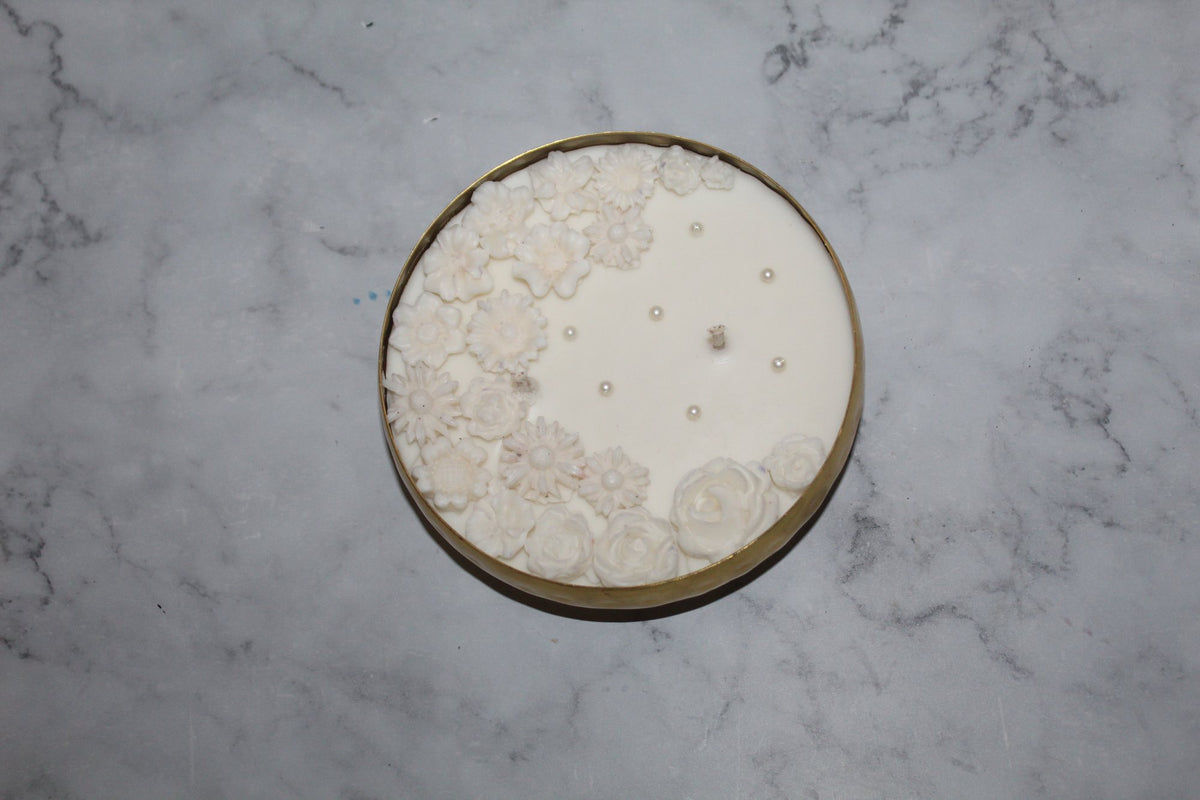 Circle Pearl Urli Candle – view 4