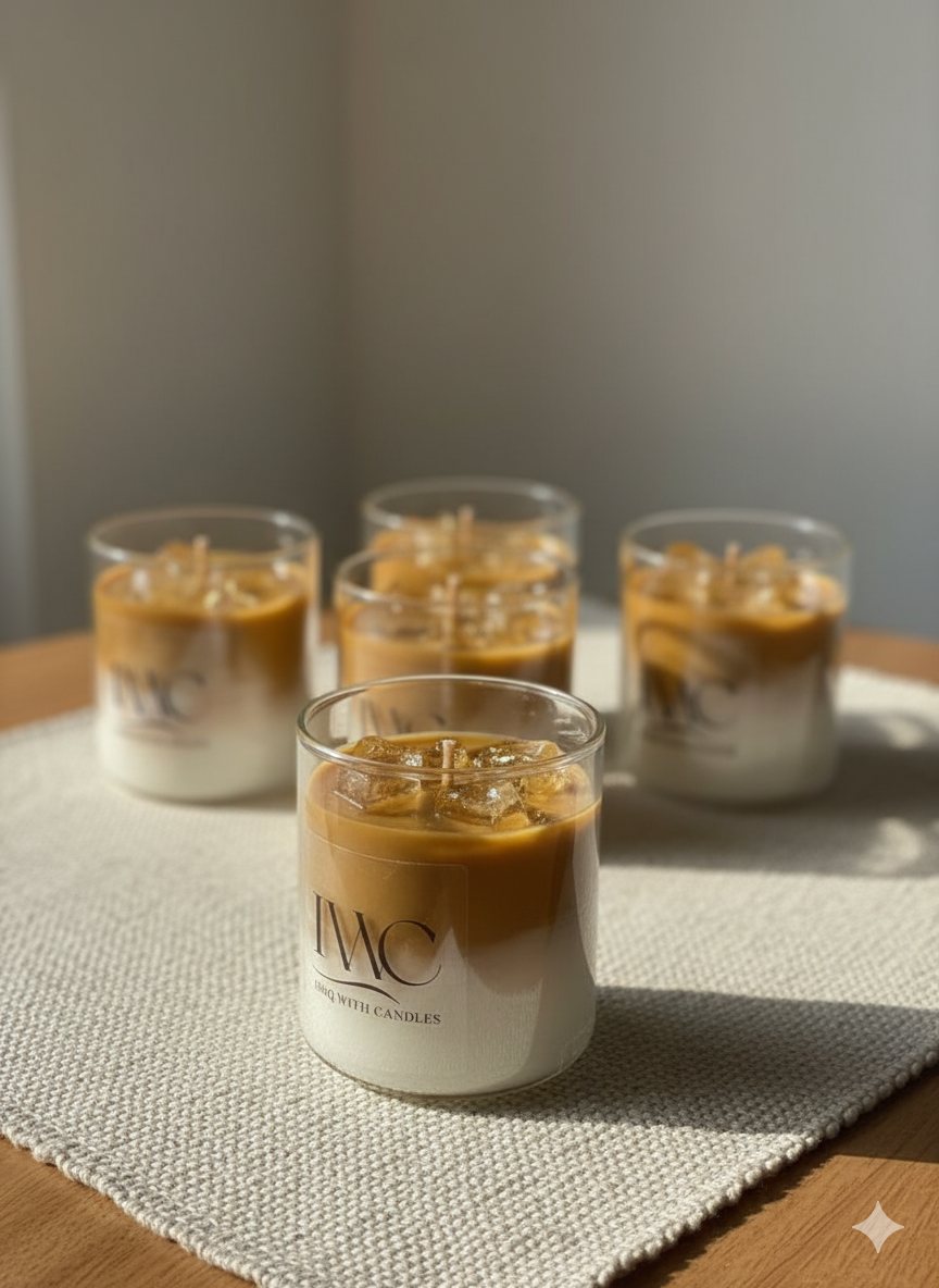 Coffee Mocha Jar Candle – handmade by Ishq with Candles, Pune