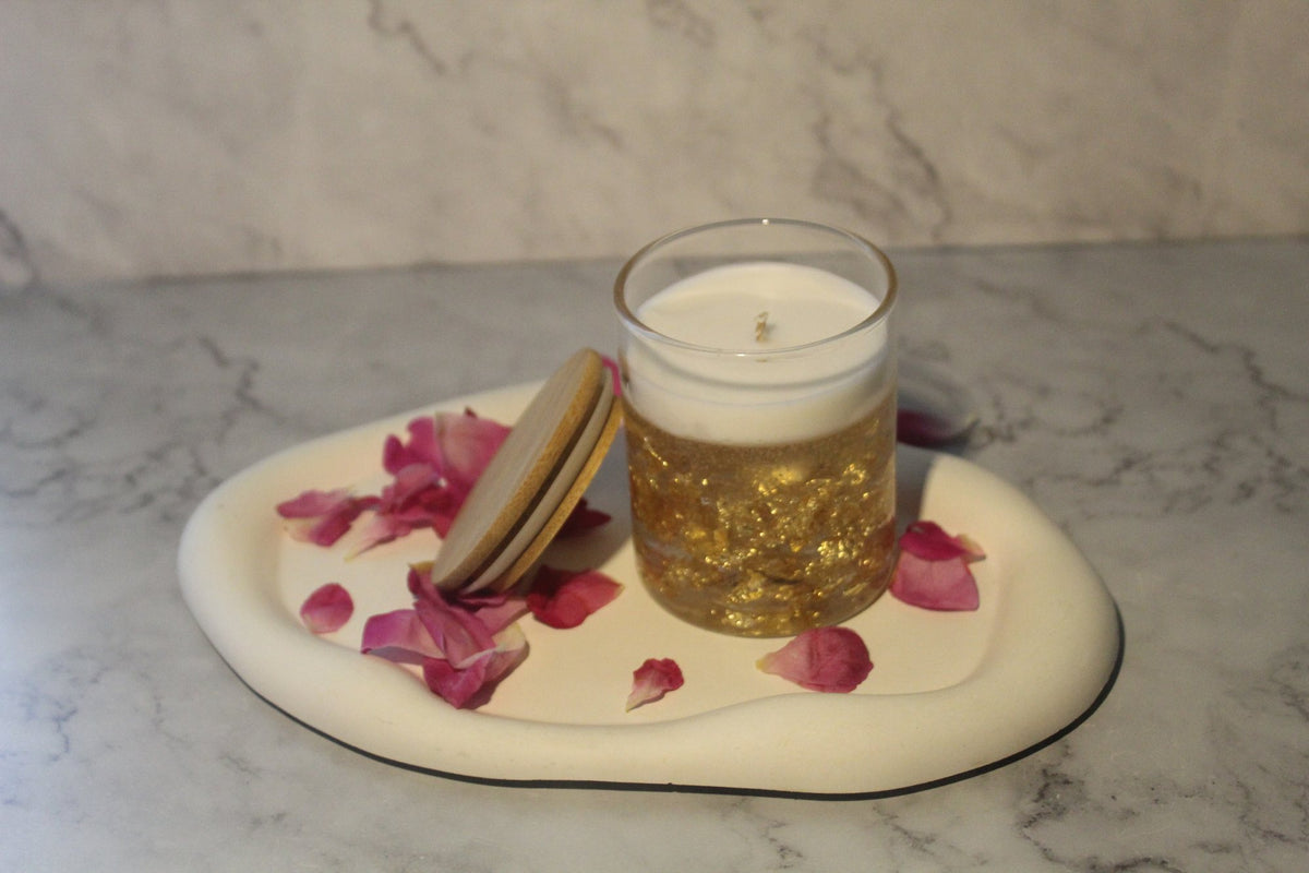 Golden Glitter Jar Candle – view 3