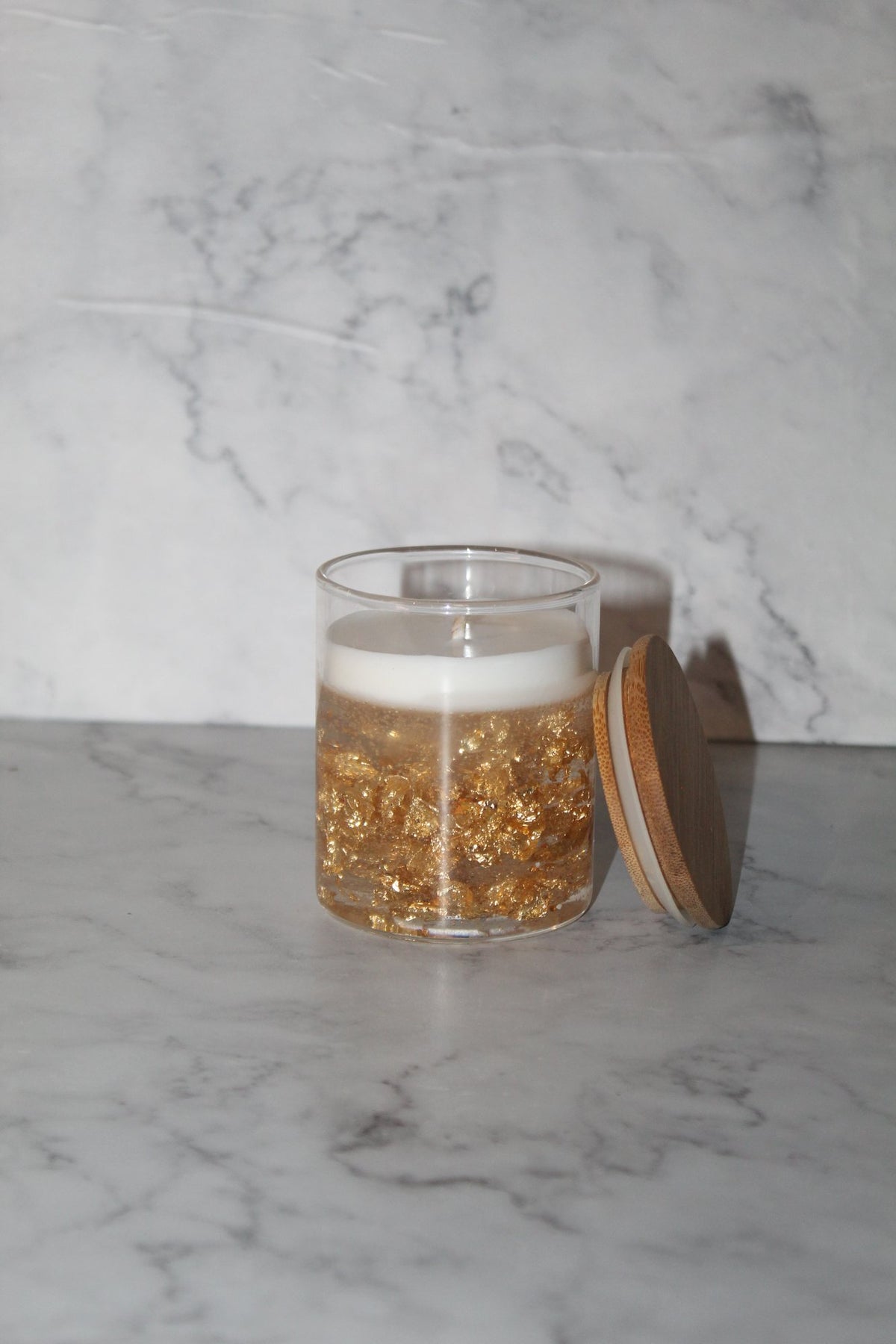 Golden Glitter Jar Candle – view 4