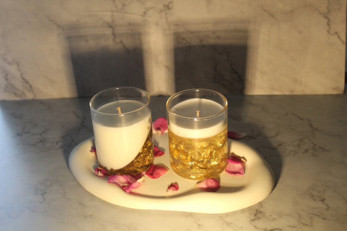 Golden Glow Tumbler Candle – view 2
