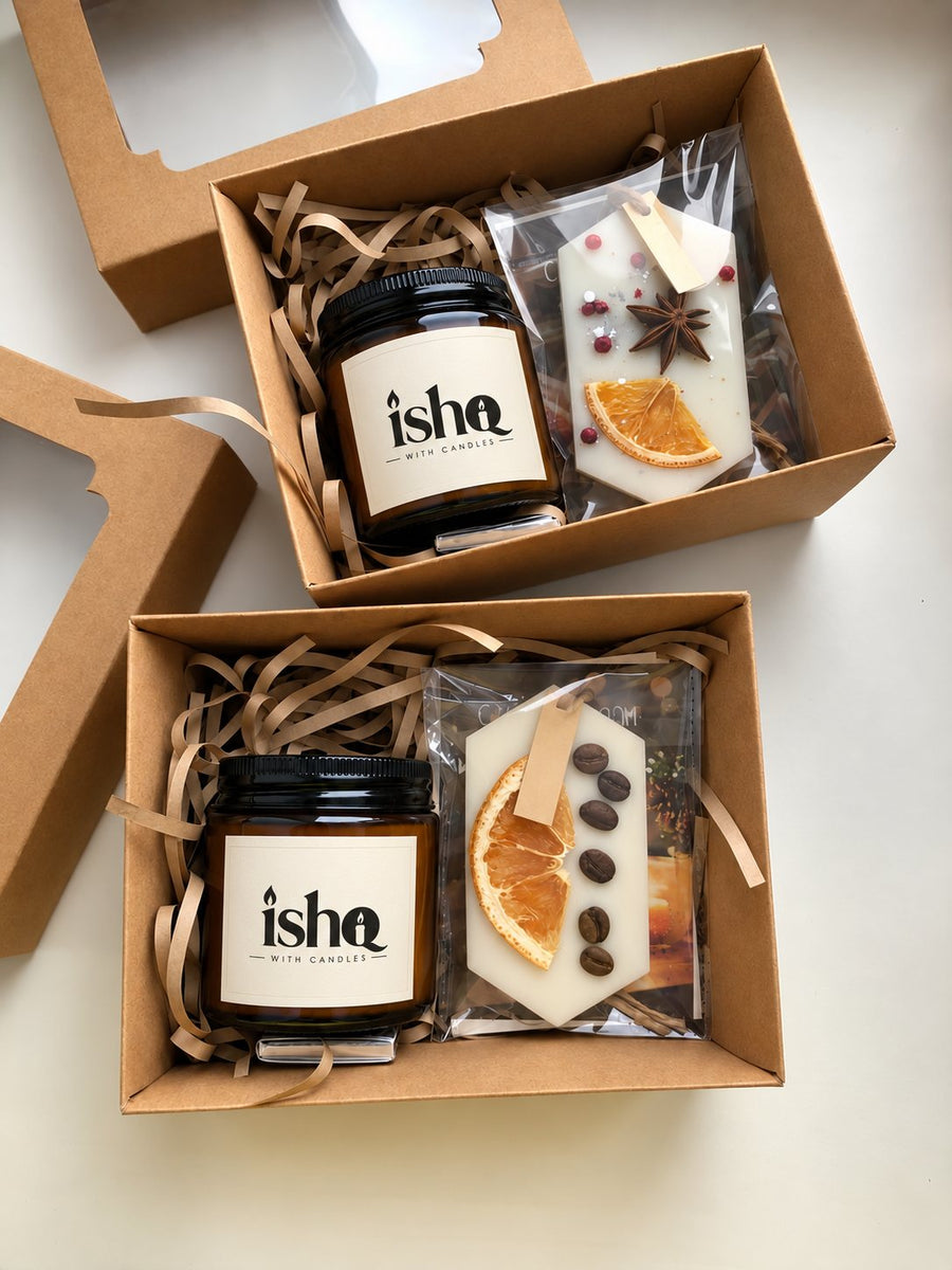 Ishq Jar Candle Gift Box – handmade by Ishq with Candles, Pune