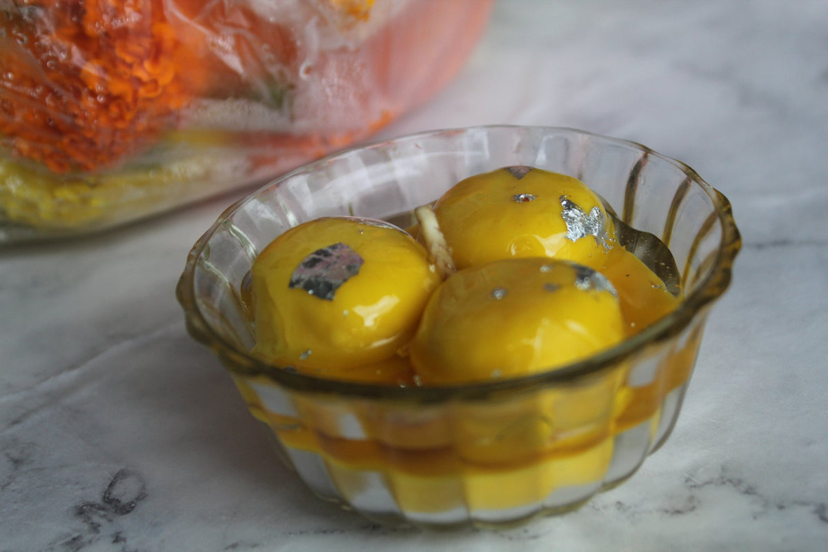 Kesar Rasgulla Candle Bowl – view 3