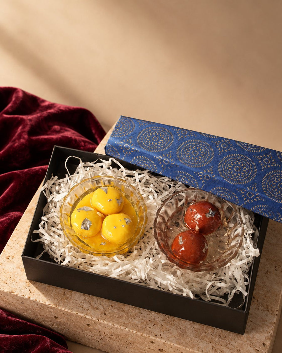 Mithai Bowl Gift Box – handmade by Ishq with Candles, Pune