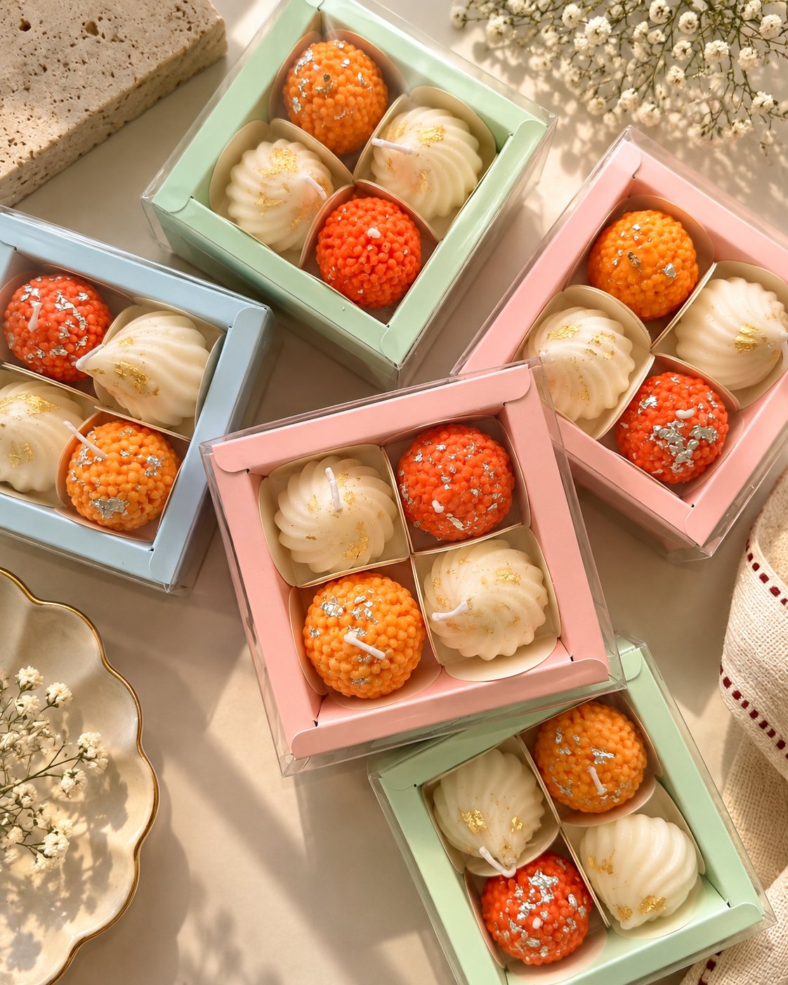 Mithai Candle Box of Four – view 2