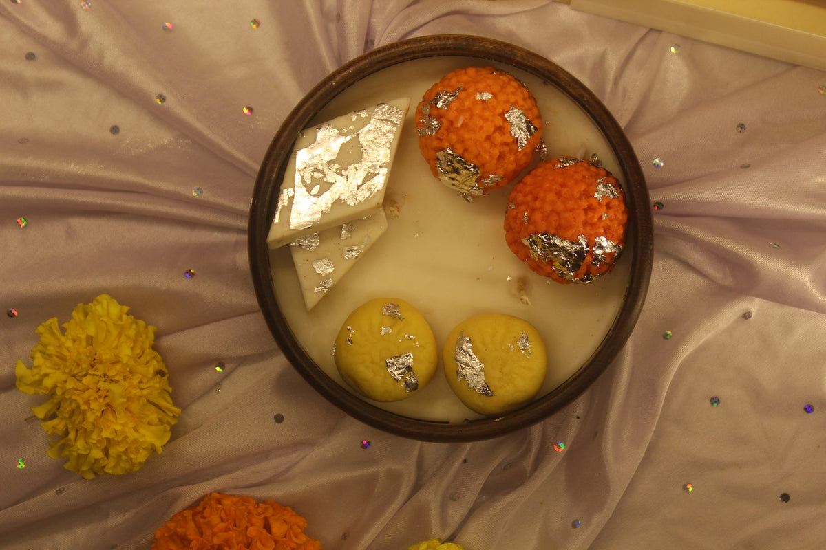 Mithai Thali Candle Bowl – view 3