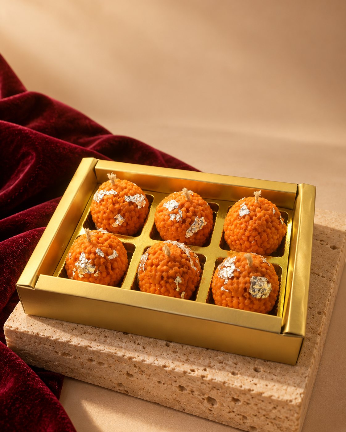 Motichoor Laddoo Candle Box – view 2