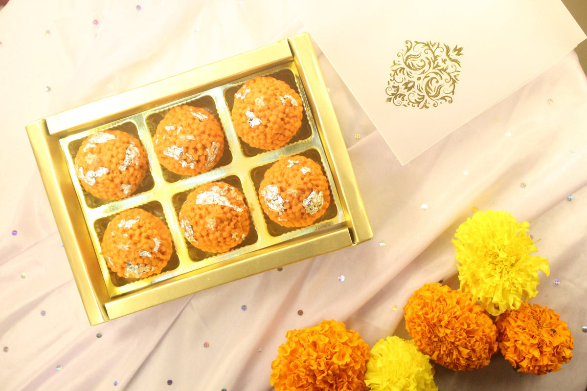 Motichoor Laddoo Candle Box – view 3