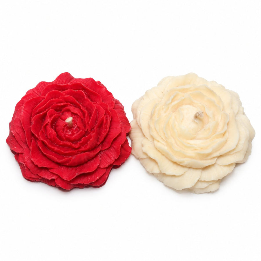 Peony Bloom Candles – handmade by Ishq with Candles, Pune