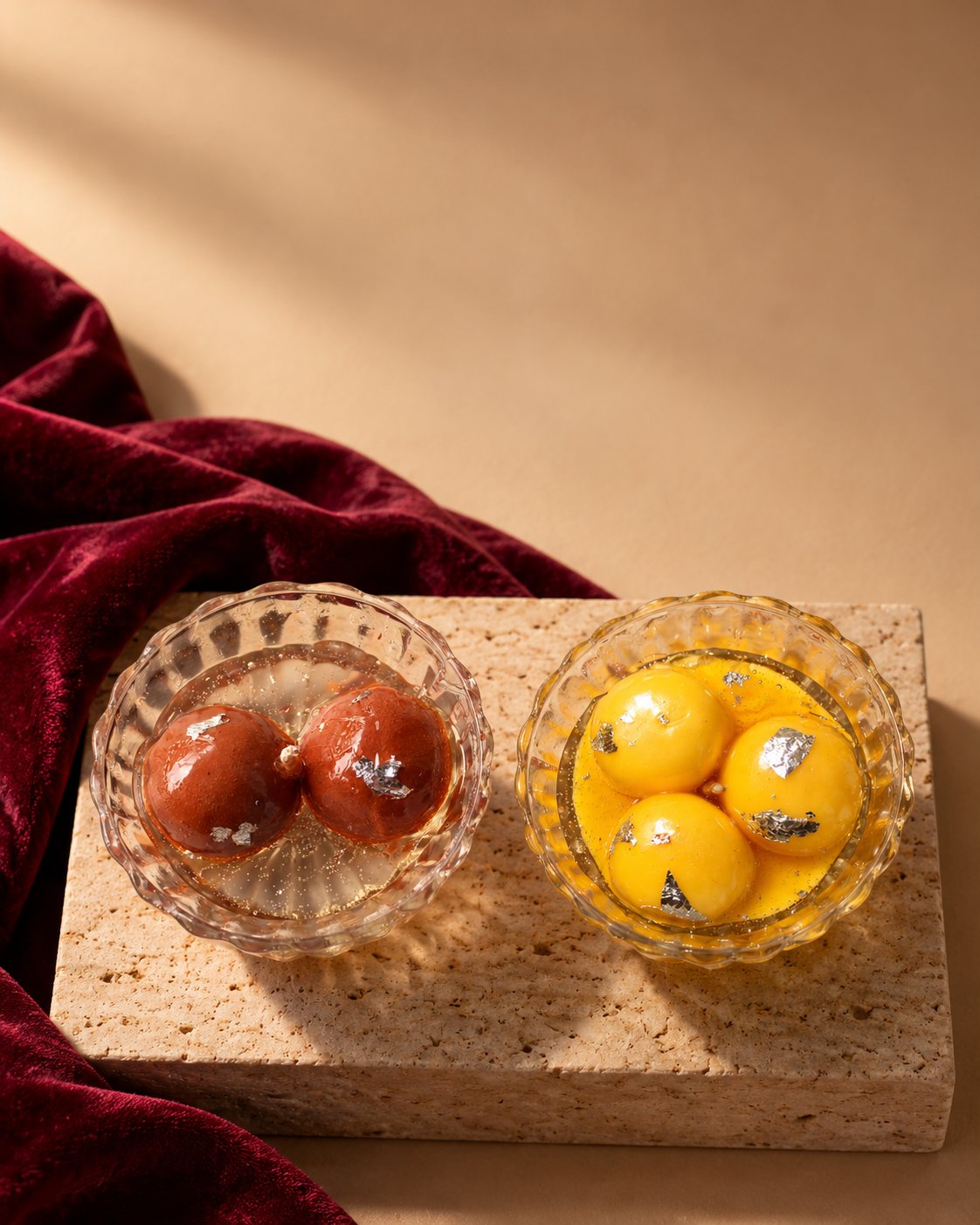 Rasgulla & Gulab Jamun Candle Duo – view 2
