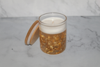 Golden Glow Glitter Jar Candle
