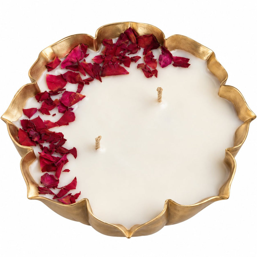 Rose Petal Urli Candle – handmade by Ishq with Candles, Pune
