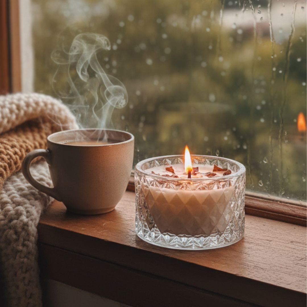 Rose Petals Crystal Jar Candle – view 4